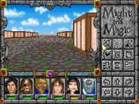 Might and Magic 4: Clouds of Xeen cκpиншοτ из οбзοpa. Играем в игру.