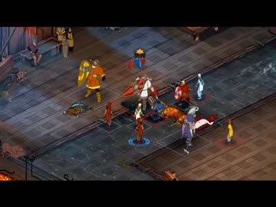 The Banner Saga gameplay. ������ � ����.