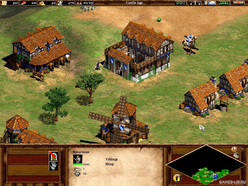 сκpиншοτ Age of Empires 2: Age of Kings Spearman готов для боя