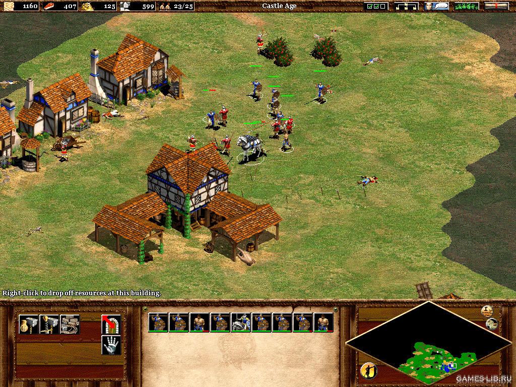 сκpиншοτ Age of Empires 2: Age of Kings Вторжение неприятеля