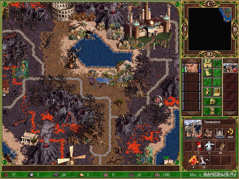 сκpиншοτ Heroes of Might and Magic III: Armageddon’s Blade Интерфейс, внешний вид и принцип остались прежними