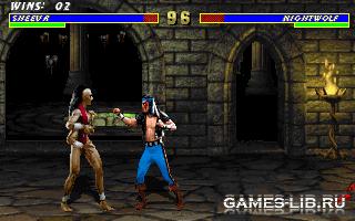 сκpиншοτ Mortal Kombat 3 Sheeva против NightWolf