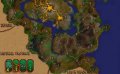 скриншот The Elder Scrolls: Arena: карта большого фэнтезийного мира, состоящего из сотен деревень и городов