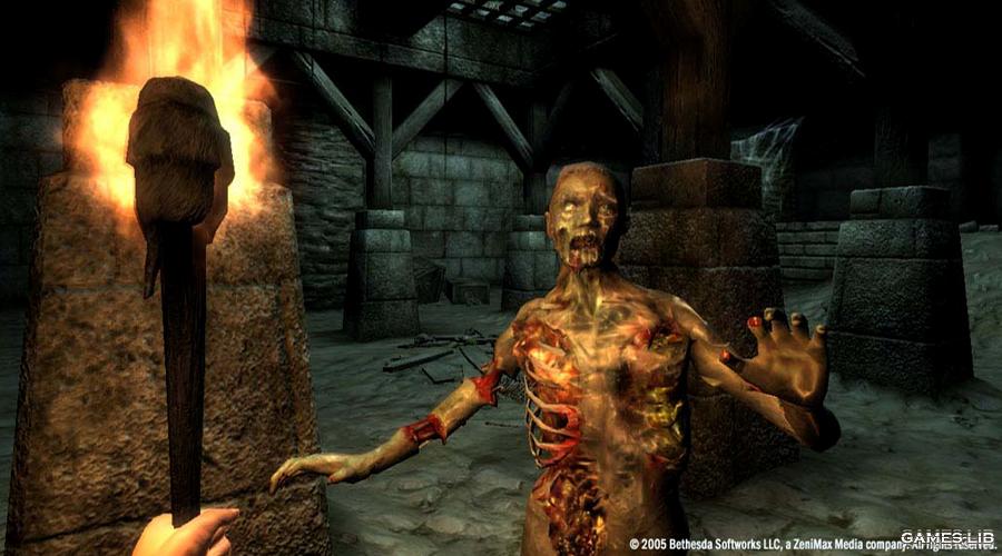 сκpиншοτ The Elder Scrolls IV: Oblivion зомби