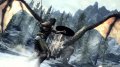 скриншот The Elder Scrolls V: Skyrim: бой с драконом