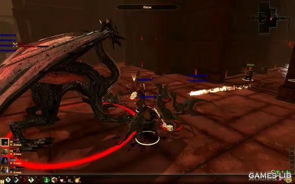 сκpиншοτ Dragon Age 2 Dragon - битва с драконом, RPG Dragon Age 2